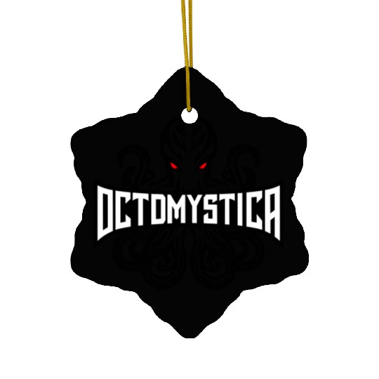 Octomystica Octopus Vector Design 3 Colors Ceramic Ornaments
