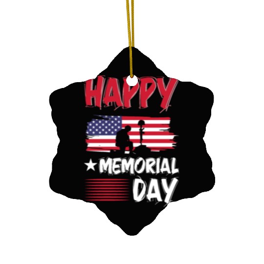 Memorial day Ceramic Ornaments