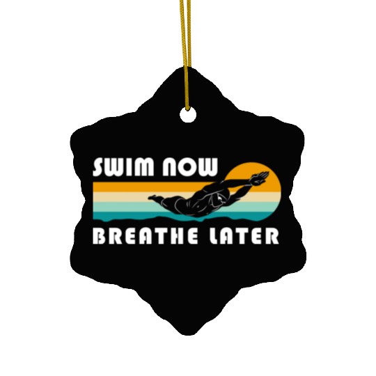 Swimming Pool Swimming Trunks Ceramic Ornaments