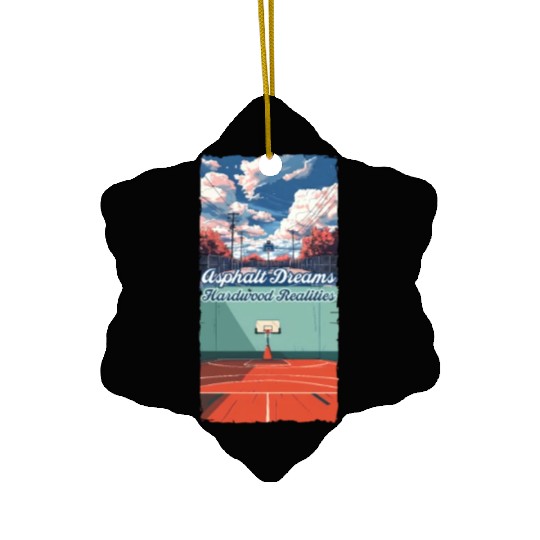 Street Basketball Dreams > Realities Ceramic Ornaments