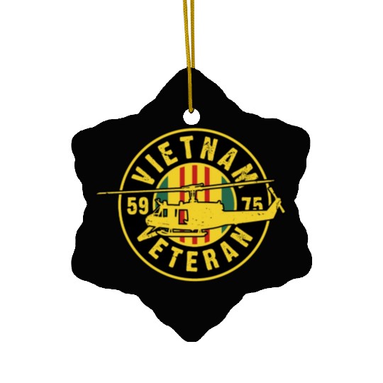 VIETNAM VETERAN Ceramic Ornaments