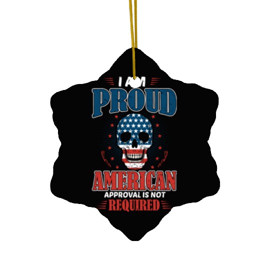 Proud American Ceramic Ornaments
