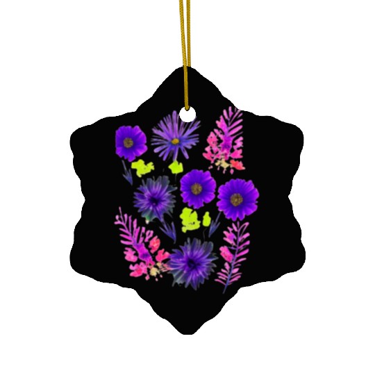 New wildflower t'Ceramic Ornaments