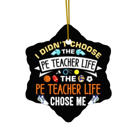 Inspiring Physical Education Teacher Design for PE Ceramic Ornaments