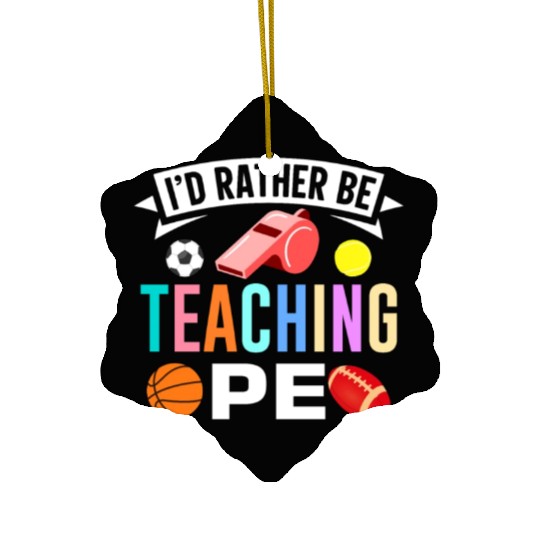 Inspiring Physical Education Teacher Design for PE Ceramic Ornaments