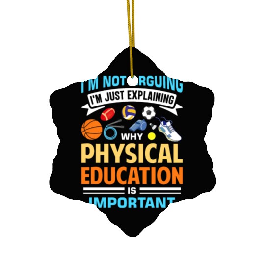 Inspiring Physical Education Teacher Design for PE Ceramic Ornaments