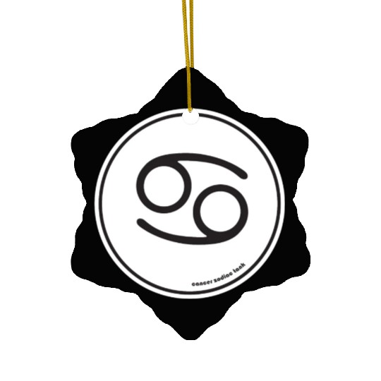 cancer zodiac tank Ceramic Ornaments