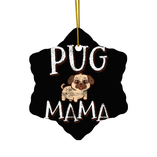 Embrace Your Love For Pugs With This Unique Design Ceramic Ornaments