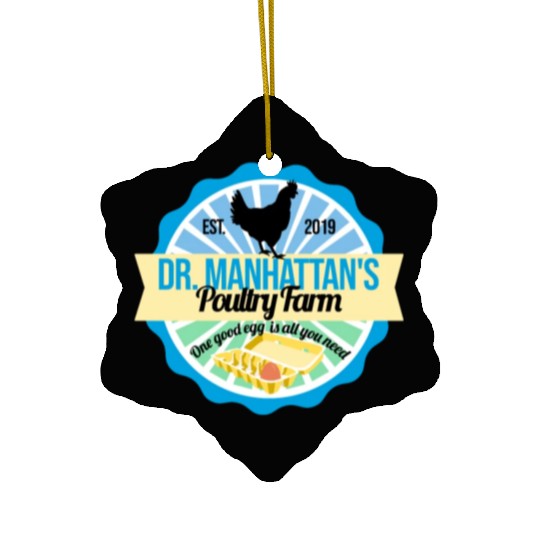 Dr Manhattan Poultry Farm Ceramic Ornaments