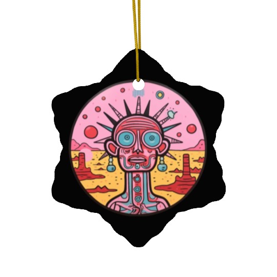 Ancient Punk Ceramic Ornaments