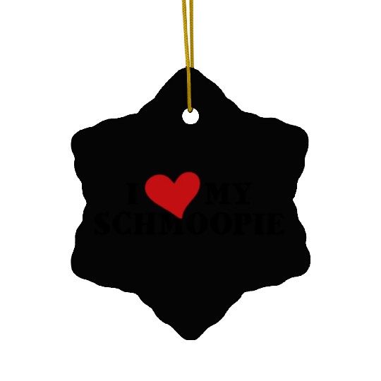 Schmoopie Boyfriend Girlfriend Lovers Pet Name Ceramic Ornaments