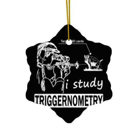 Funny Wild Boar Hunting Wild Hog Hunter Ceramic Ornaments