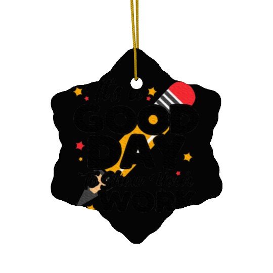 It's A Good Day To Show Your Work Math Teacher Ceramic Ornaments