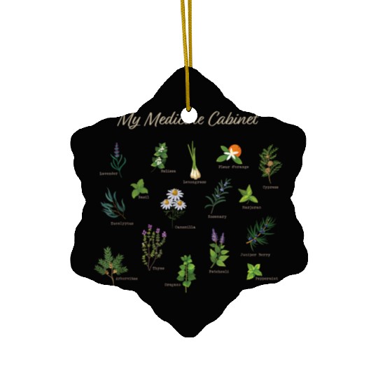 Medicine Cabinet Plants Medicinal Herbs Ceramic Ornaments