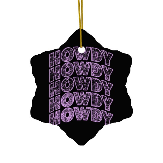 Western Country Texas Cowboy Hat Ceramic Ornaments