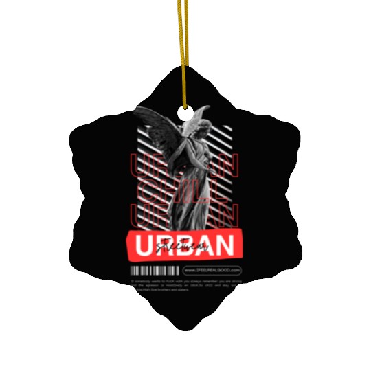 Urban Angel Brother Benko Streetwear Ceramic Ornaments