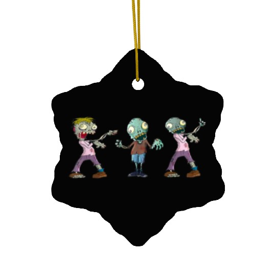 Zombie Kids Clothes Ceramic Ornaments