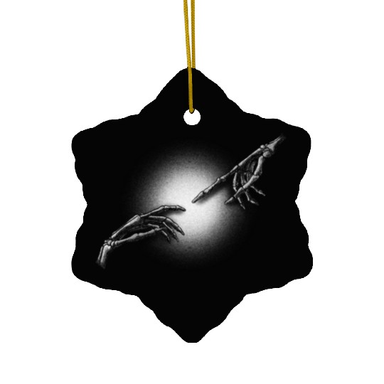 Skeleton Alternative Aesthetic Clothes Premium Ceramic Ornaments