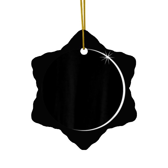 Eclipse Solar System Clothing Science Ceramic Ornaments