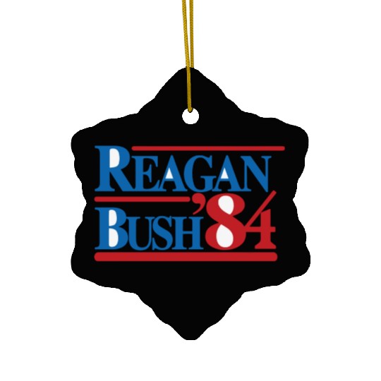 REAGAN BUSH 84 Classic Ceramic Ornaments