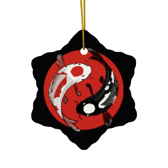 Koi Fish Ceramic Ornaments