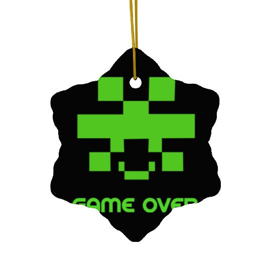 Game over Ceramic Ornaments