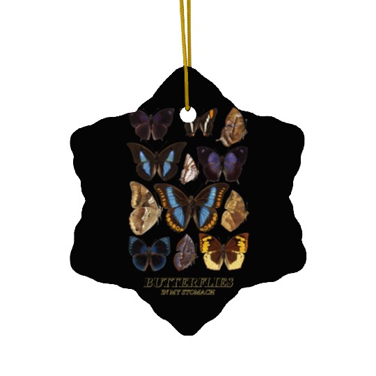 Butterflies In Stomach Ceramic Ornaments