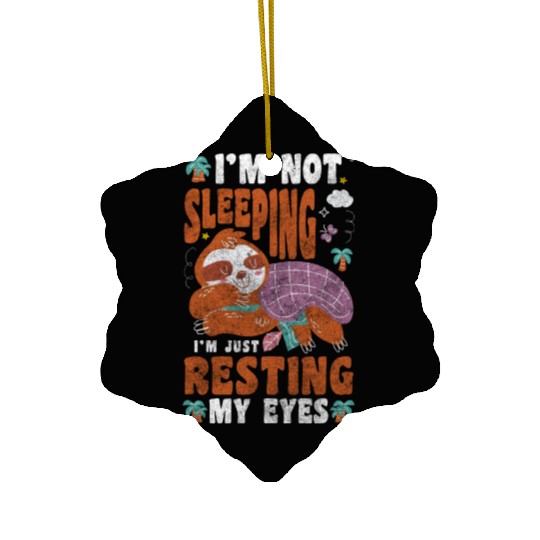 Sleepyhead Rest Grumpy In The Morning Ceramic Ornaments