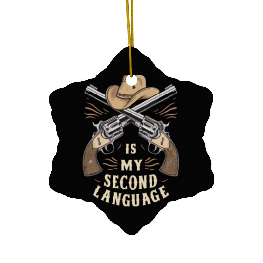 Cowboy Lifestyle Western Theme with Horses and Ceramic Ornaments