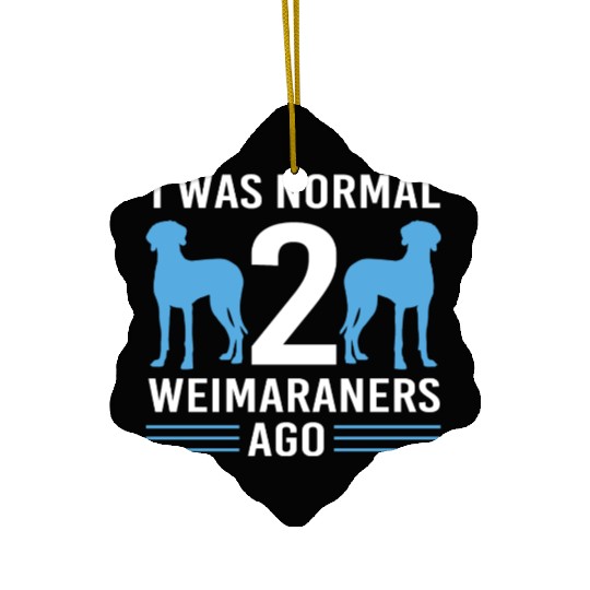 Weimaraner Dog Pun Pet Owner Funny Weimaraner Ceramic Ornaments