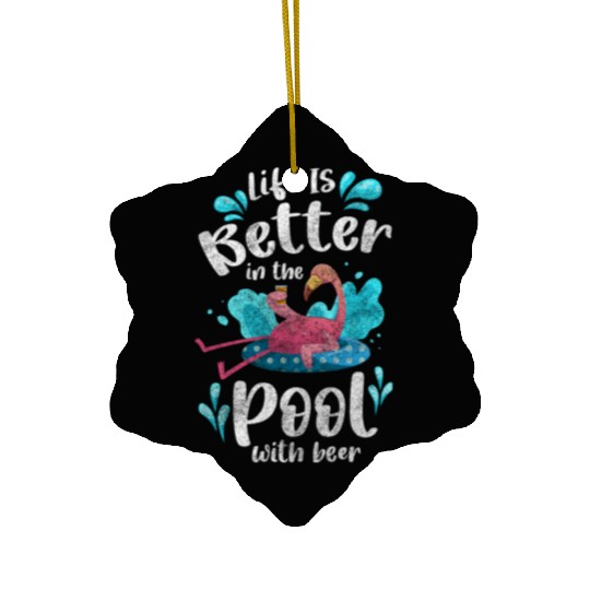 Swimming Pool Sun Swimming Trunks Ceramic Ornaments