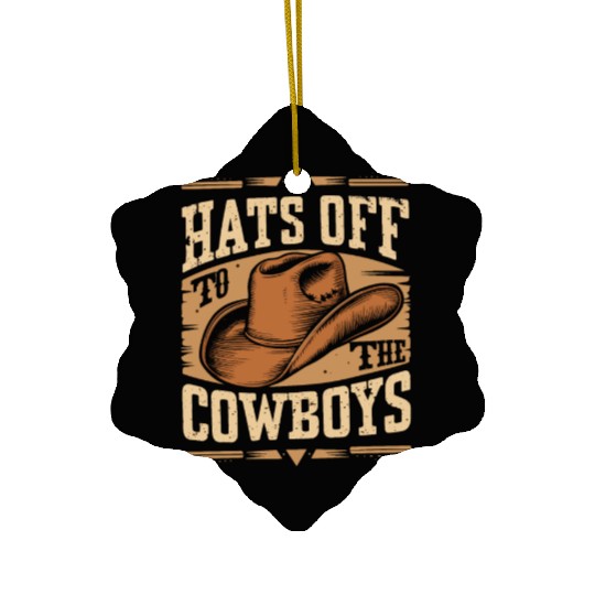 Cowboy Lifestyle Western Theme with Horses and Ceramic Ornaments