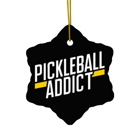 Pickleball Life Passion: Embrace the Sport You Ceramic Ornaments