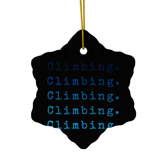 Classic climbing Ceramic Ornaments bouldering vintage retro