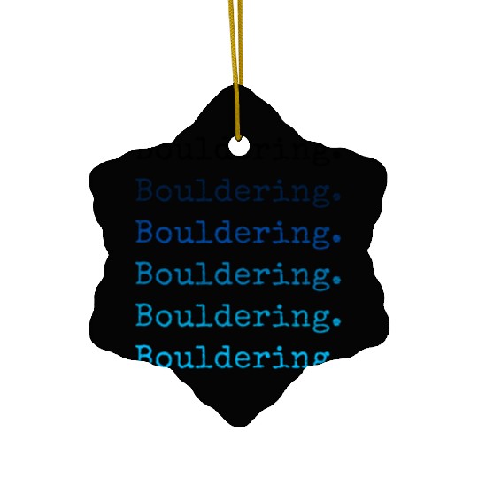 Classic bouldering Ceramic Ornaments climbing vintage retro