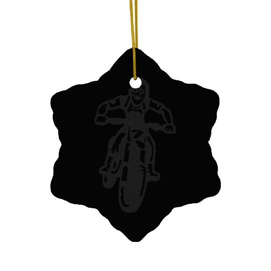 Wheelie Silly: Dirt Bike Comics & Rider Fails 002 Ceramic Ornaments