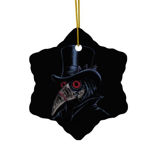Plague Doctor Ceramic Ornaments