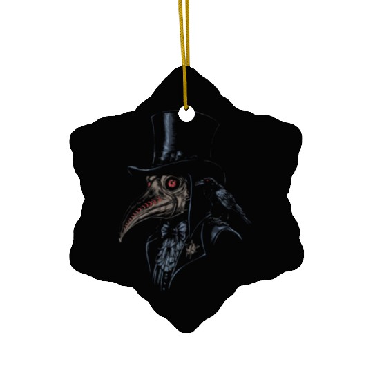 Plague Doctor Ceramic Ornaments