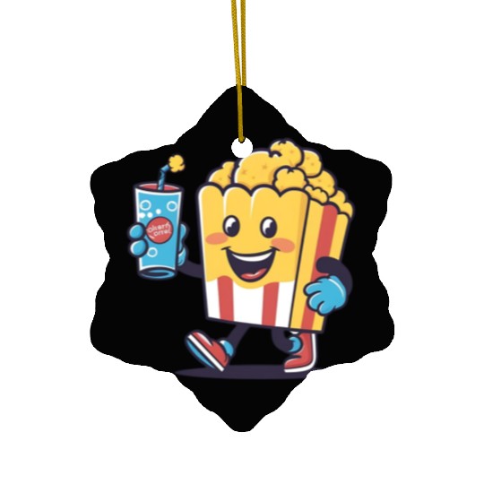 Popcorn and Soda: Moments of Joy Ceramic Ornaments