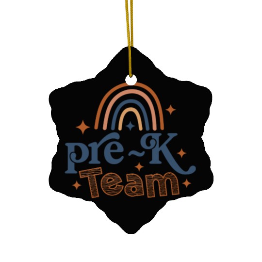 Pre-K Team - Preschool Teacher Ceramic Ornaments