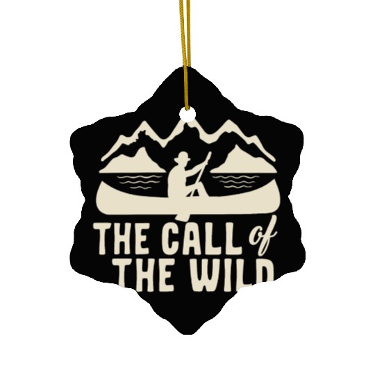 Canoe Canoeing Water sports Sport Ceramic Ornaments