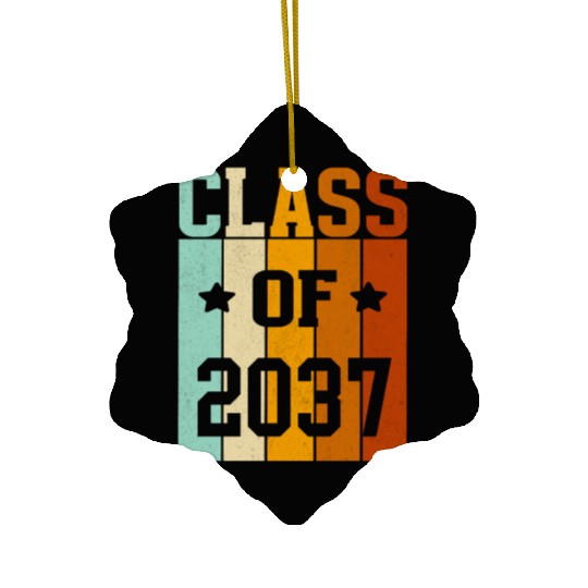 CLASS OF 2037 BACK TO SKHOOL. Ceramic Ornaments