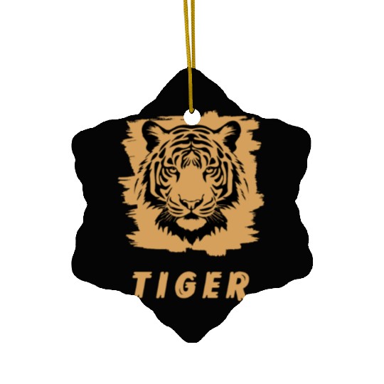 tiger Ceramic Ornaments