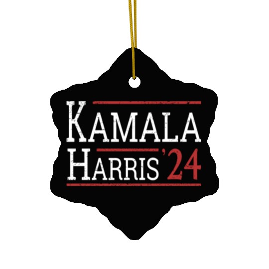 Kamala Harris Election 2024 I Ceramic Ornaments