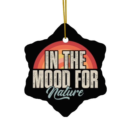 Outdoor Adventure Nature Lovers Ceramic Ornaments