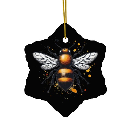 Honey Bee Insect Art Ceramic Ornaments