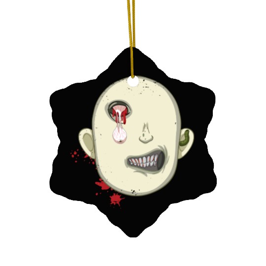 Mask Fearless Ceramic Ornaments