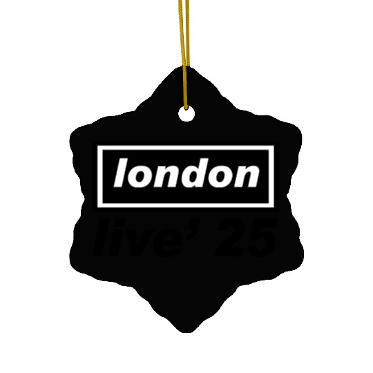 London Live 25 Ceramic Ornaments
