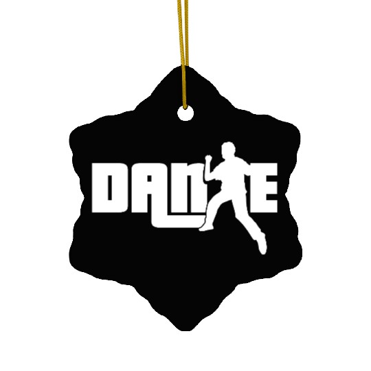 Dance Text Party Man Celebration Dancing Quote Fun Ceramic Ornaments