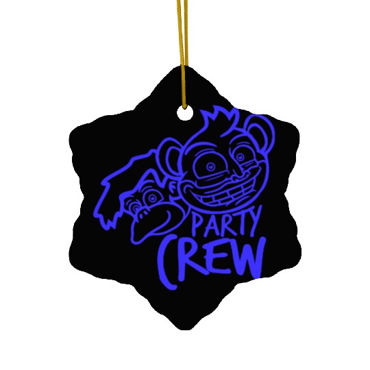 Monkey Chimpanzee Party Animals Crew Team Friends Ceramic Ornaments